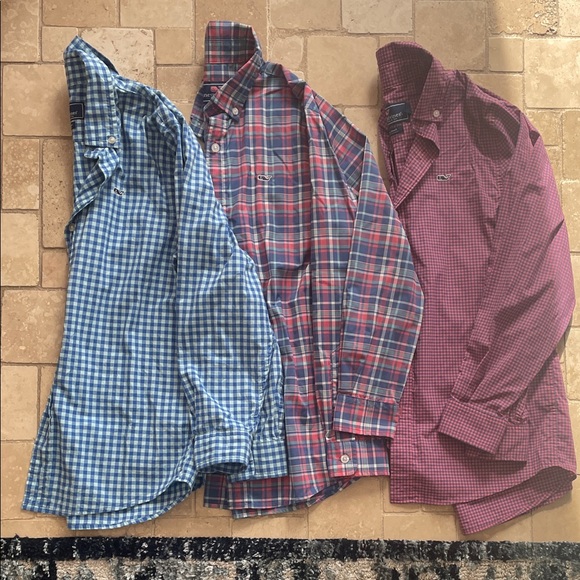 Vineyard Vines Other - BUNDLE Vineyard Vines Boys SMALL 8-10 Shirt Lot Long Sleeve Dress Tops